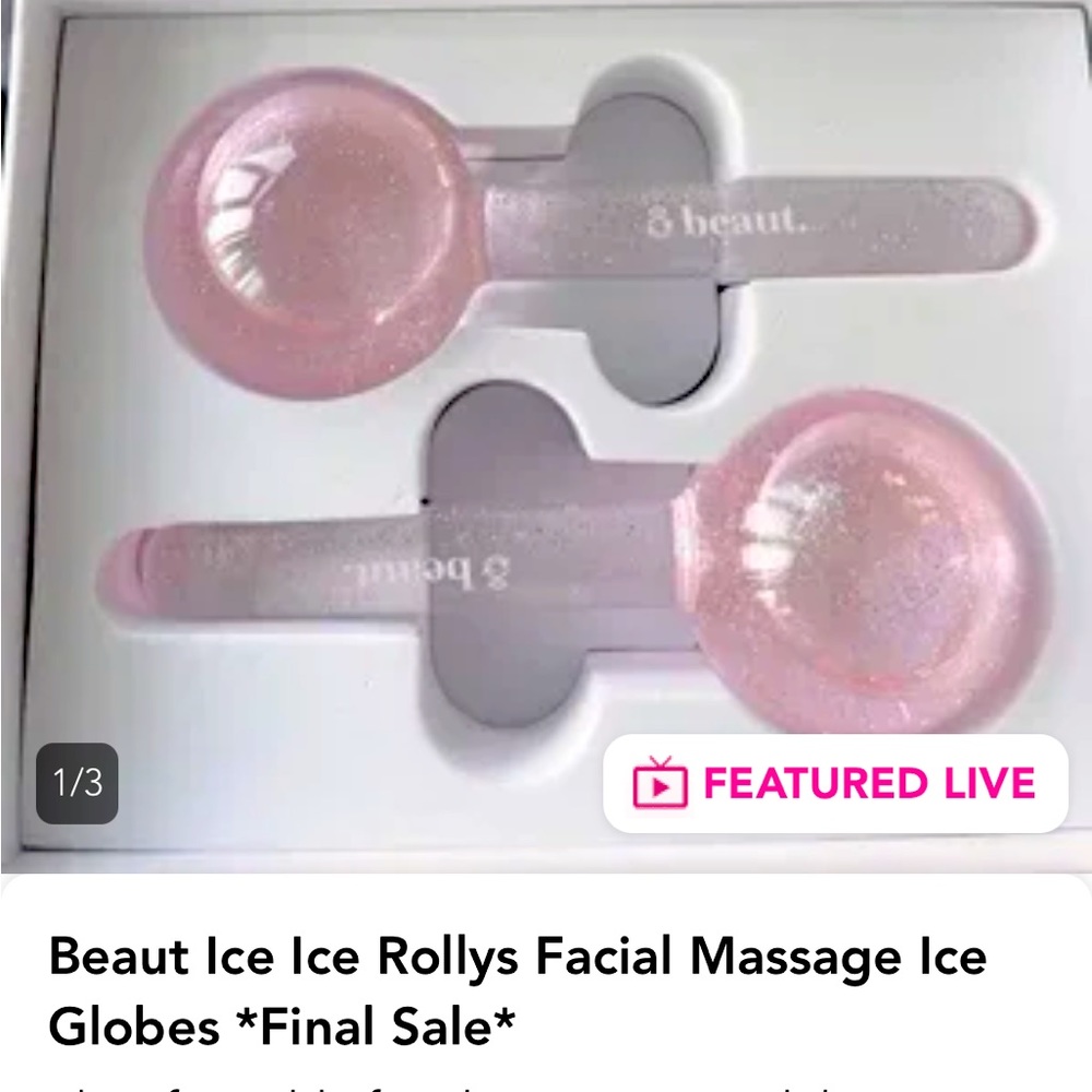 New in box Beaut ice rollers for face over $99 new